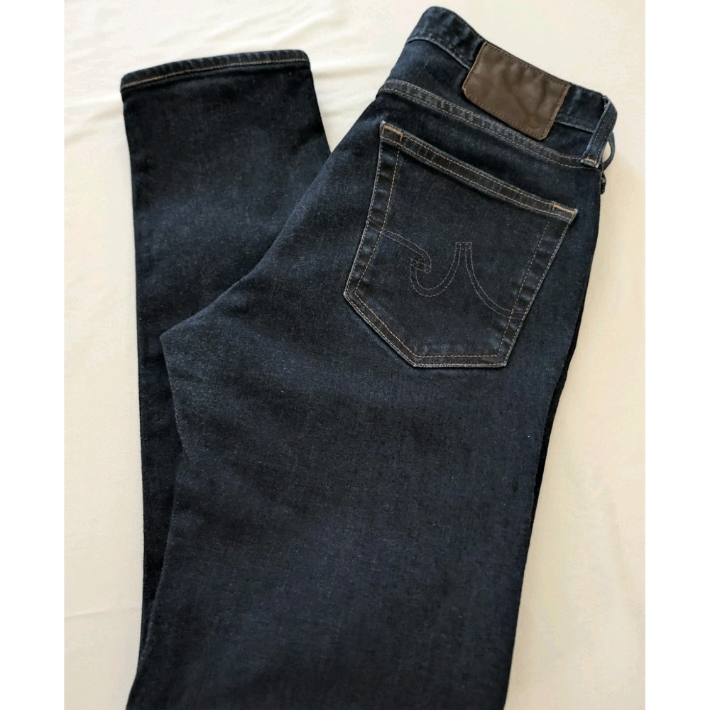 AG Adriano Goldschmied Tellis Jeans Slim Fit Dark Wash 31x34 (31) Japanese Denim